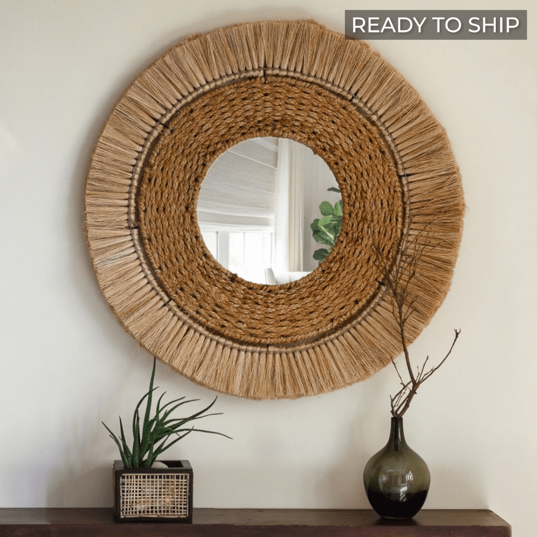 Boheme Jute Moonjh Grass Mirror