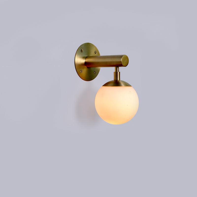 Dot Wall Sconce Small Glass Globe