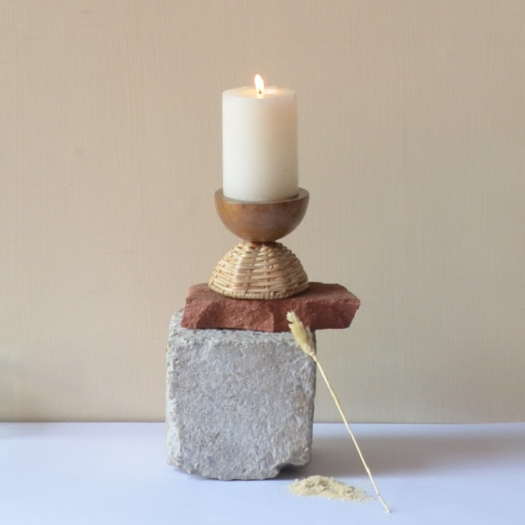 Lunula Candle Holder