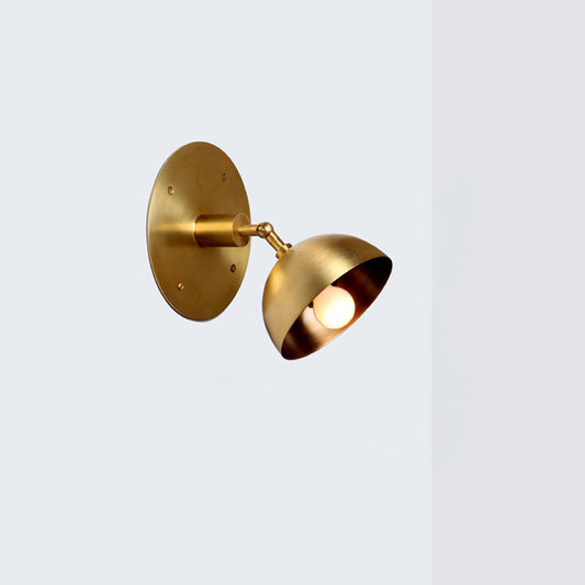 Fly Wall Sconce Brass Dome