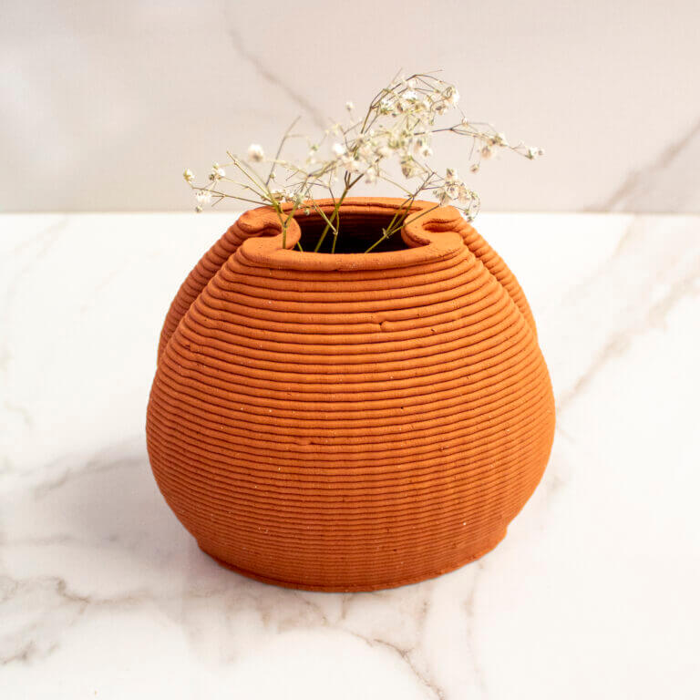Terracotta Vase Double-Over