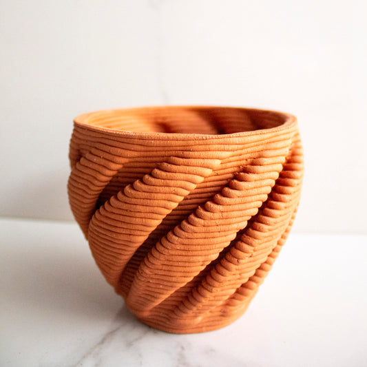Terracotta Twisted Vase Vol 3