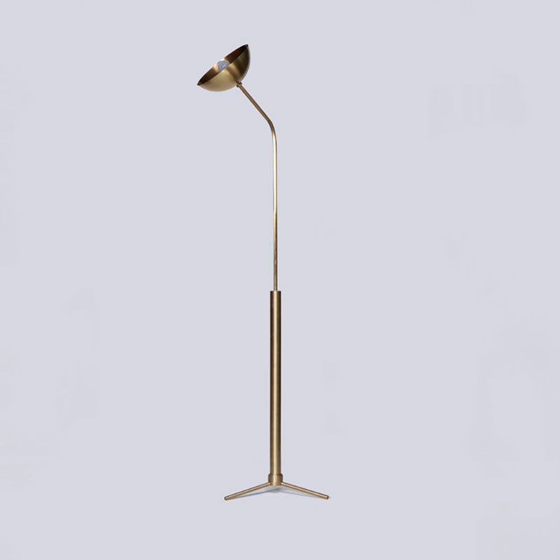 Rhythm Floor Lamp Brass Dome