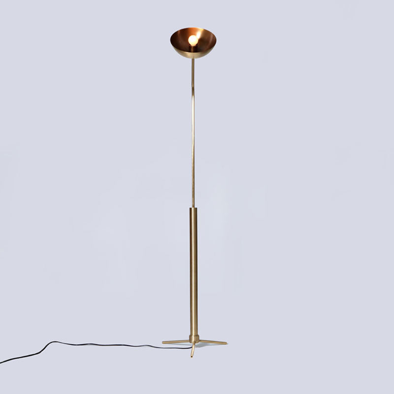 Rhythm Floor Lamp Brass Dome