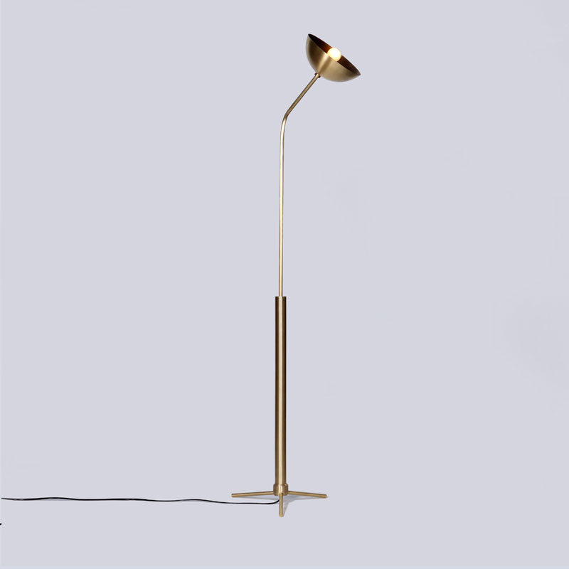 Rhythm Floor Lamp Brass Dome