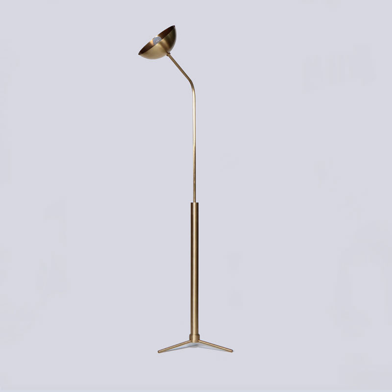 Rhythm Floor Lamp Brass Dome