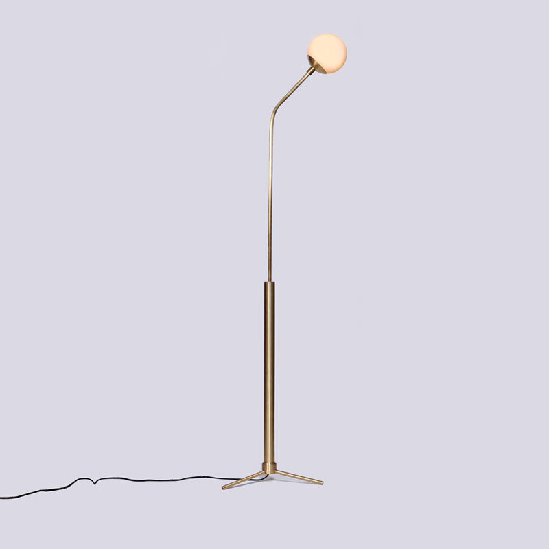 Rhythm Floor Lamp Glass Globe