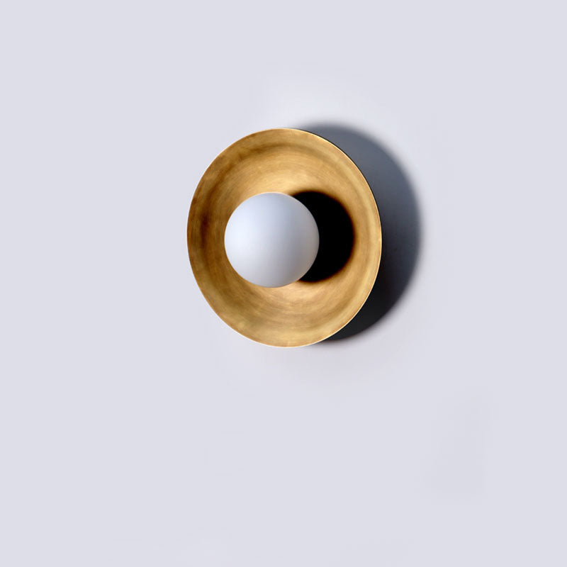 Sea Wall Sconce Brass