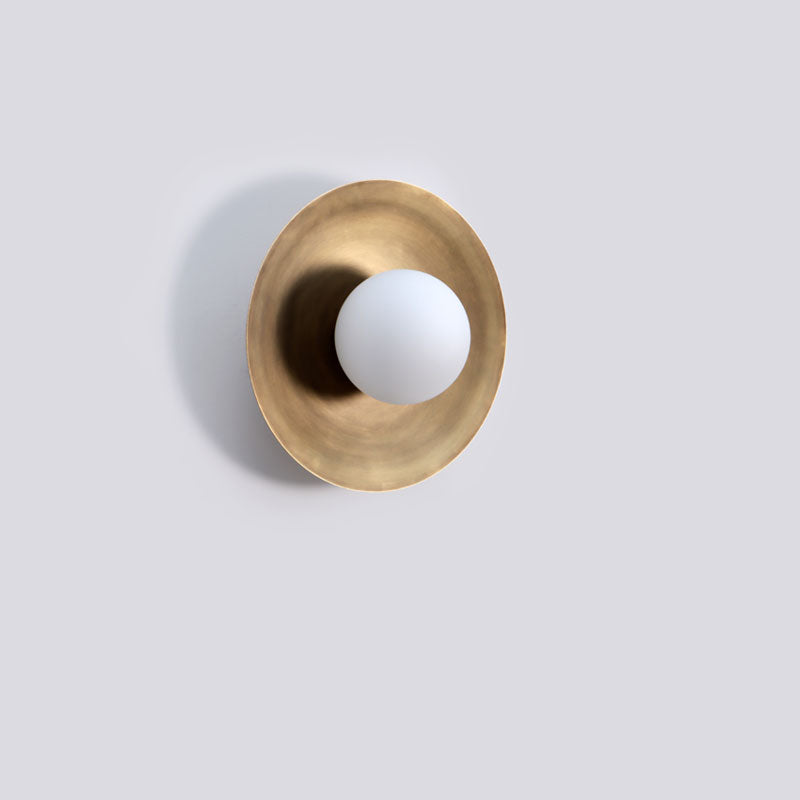 Sea Wall Sconce Brass