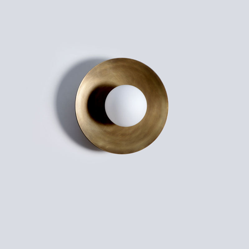 Sea Wall Sconce Brass
