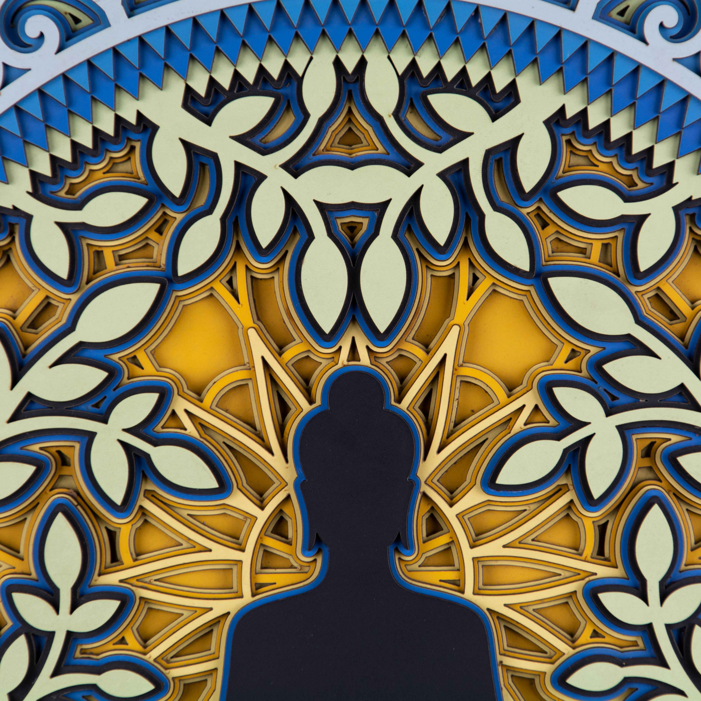 Buddha Under The Bodhi Tree Multi Layer Mandala