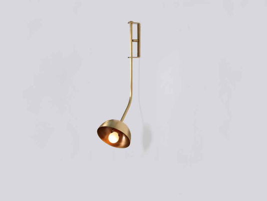 RHYTHM WALL SCONCE BRASS DOME