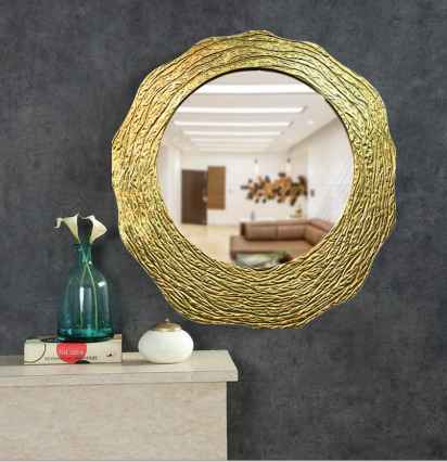 Hand Carved Wall Mirror