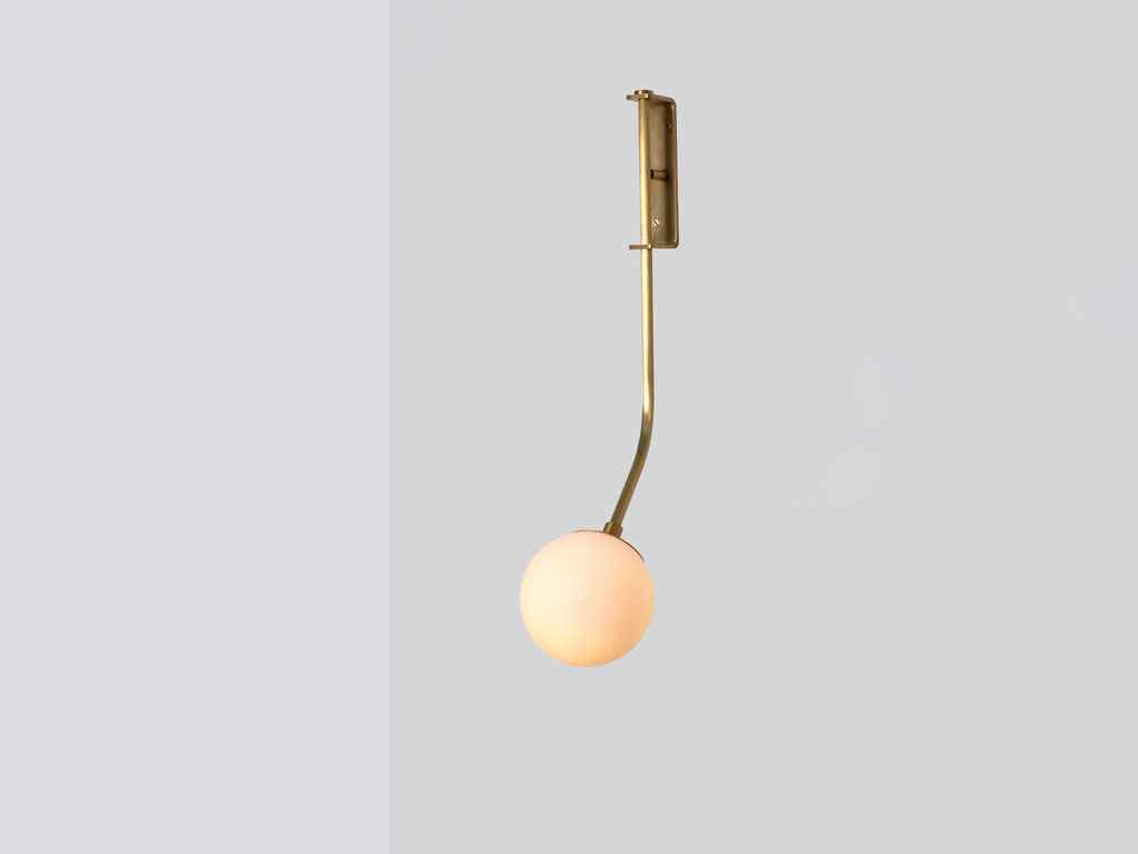 RHYTHM WALL SCONCE GLASS GLOBE