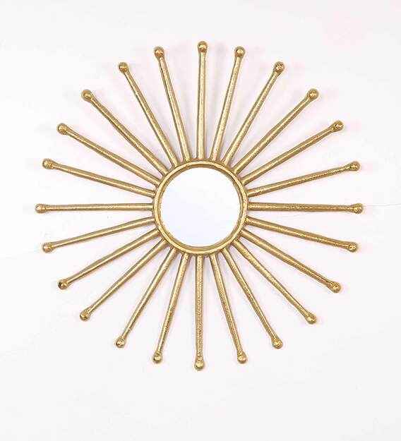 Golden Sun Style Wall Mirror