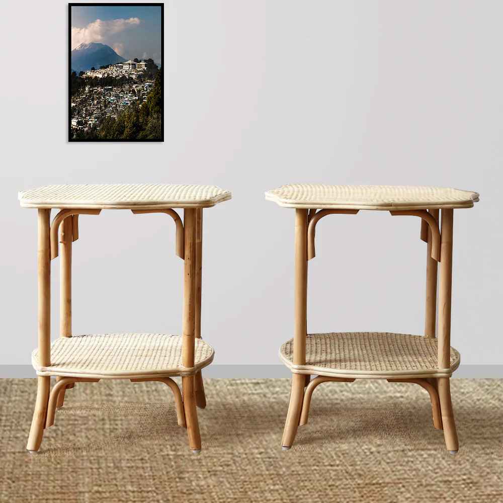 Seagrass Rattan Side Table