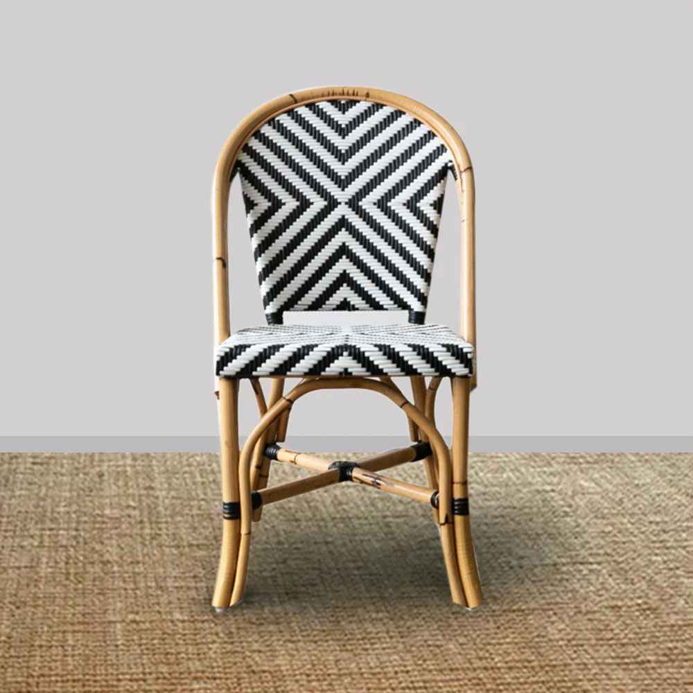 French Quarter Bistro Chair - Chevron design