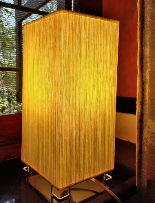 Square Ivory Table Lamp